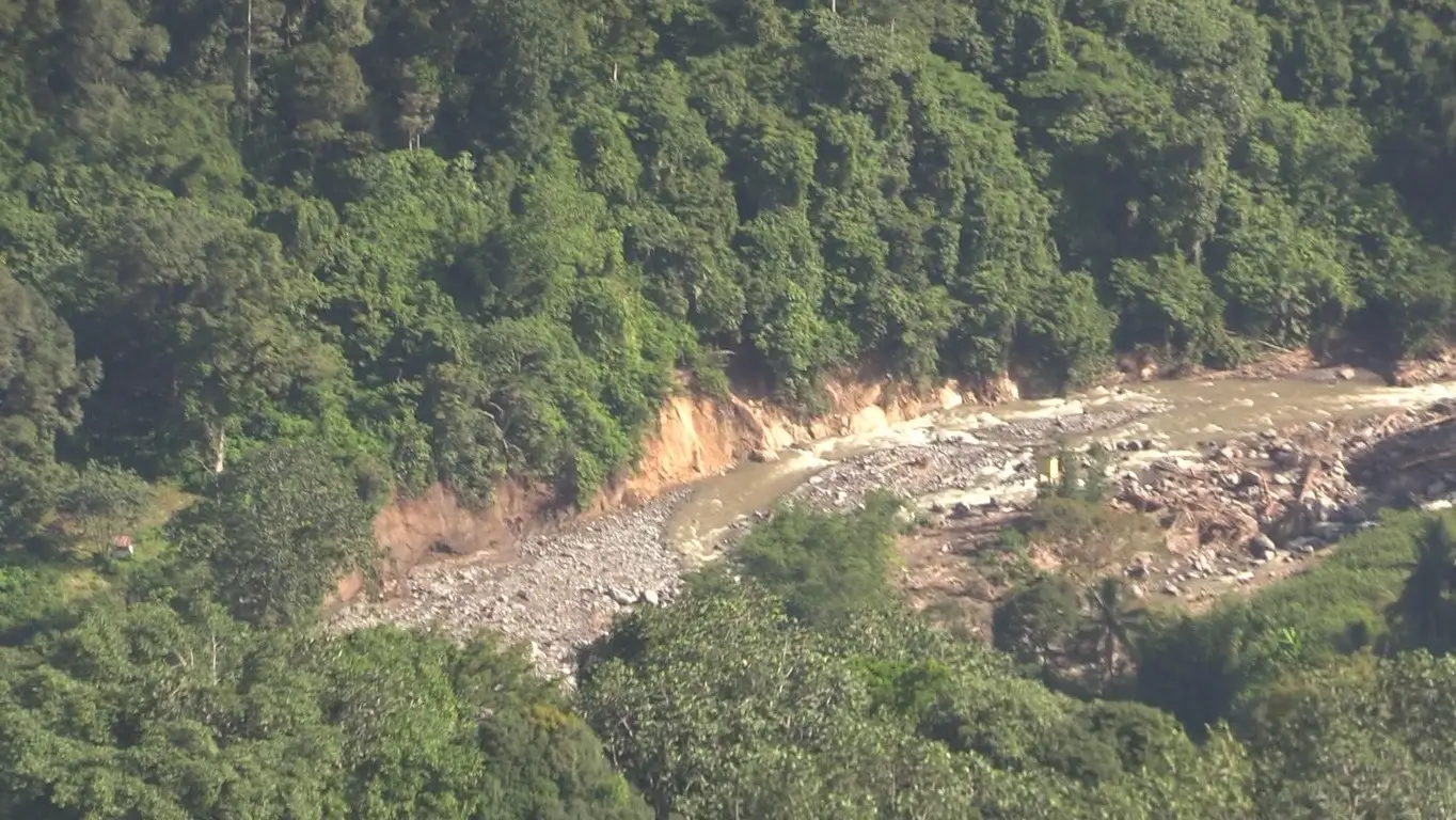 BNPB-PVMBG Pantau Sedimen di Alur Lahar dan Hulu Sungai Kawasan Marapi